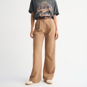 A&F Sloane Tailored Wide-Leg Pant